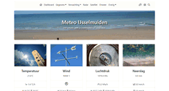 Desktop Screenshot of meteoijsselmuiden.nl